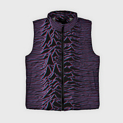 Женский жилет Joy Division Glitch, цвет: 3D-светло-серый