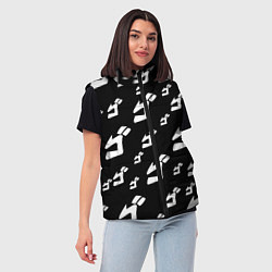 Женский жилет JoJo Bizarre Adventure, цвет: 3D-светло-серый — фото 2