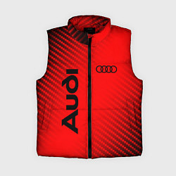 Женский жилет AUDI АУДИ, цвет: 3D-красный