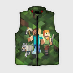 Женский жилет Minecraft, цвет: 3D-красный