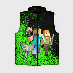 Женский жилет Minecraft, цвет: 3D-черный