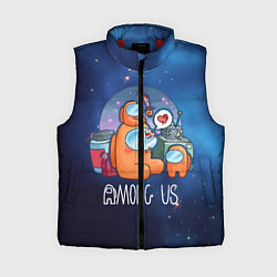 Женский жилет Among Us Space, цвет: 3D-красный