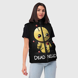 Женский жилет DEAD INSIDE, цвет: 3D-черный — фото 2