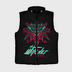 Женский жилет The Witcher 2077, цвет: 3D-светло-серый