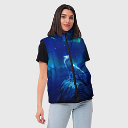 Женский жилет Одинокий Волк, цвет: 3D-красный — фото 2