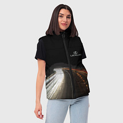 Женский жилет Night route, цвет: 3D-черный — фото 2