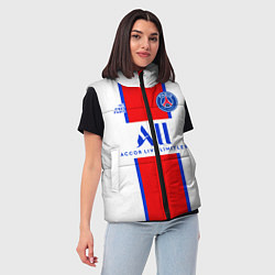 Женский жилет PSG, выездная сезон 2021, цвет: 3D-красный — фото 2