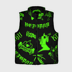 Женский жилет KIZARU HAUNTED FAMILY, цвет: 3D-черный