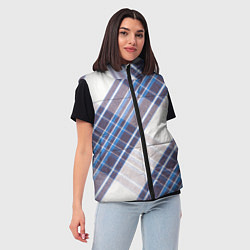 Женский жилет Шотландка Z, цвет: 3D-светло-серый — фото 2