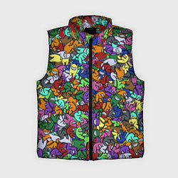 Женский жилет Among Us Overload, цвет: 3D-красный