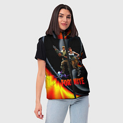 Женский жилет FORTNITE S, цвет: 3D-красный — фото 2