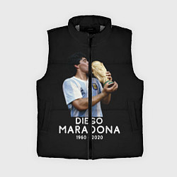 Женский жилет Diego Maradona, цвет: 3D-светло-серый