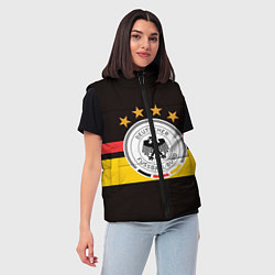 Женский жилет СБОРНАЯ ГЕРМАНИИ, цвет: 3D-черный — фото 2