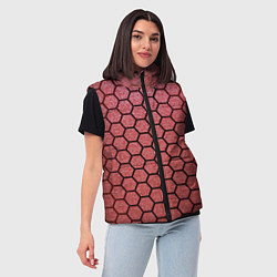 Женский жилет Соты, цвет: 3D-черный — фото 2