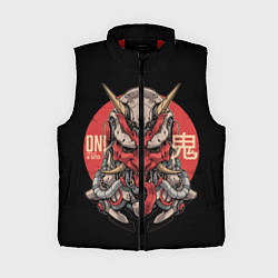 Женский жилет Cyber Oni Samurai, цвет: 3D-красный