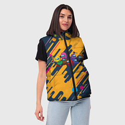 Женский жилет Among us, цвет: 3D-светло-серый — фото 2