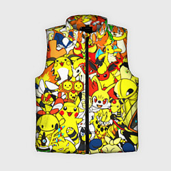 Женский жилет ПОКЕМОНЫ, цвет: 3D-светло-серый