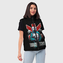 Женский жилет CYBERPUNK TRAUMA TEAM, цвет: 3D-светло-серый — фото 2