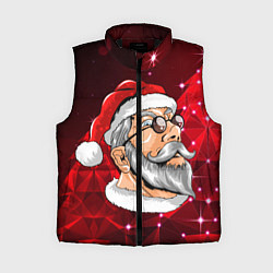 Женский жилет Кульный дед, цвет: 3D-черный