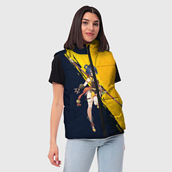 Женский жилет Genshin Impact, цвет: 3D-красный — фото 2