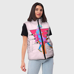 Женский жилет Евангилион, цвет: 3D-черный — фото 2