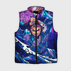 Женский жилет Танджиро камадо Клинок Демонов, цвет: 3D-красный