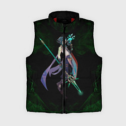 Женский жилет Genshin Impact - Xiao, цвет: 3D-красный