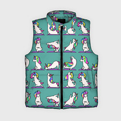 Женский жилет Единороги Зарядка