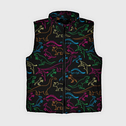 Женский жилет Динозавры