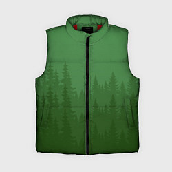 Женский жилет Зеленый Лес