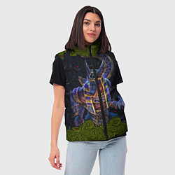 Женский жилет Суд Анубиса Скин CS:GO, цвет: 3D-красный — фото 2