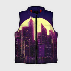Женский жилет Неоновый город