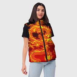 Женский жилет ДРАКОН, цвет: 3D-черный — фото 2