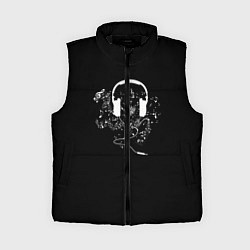 Женский жилет Headphones, цвет: 3D-черный