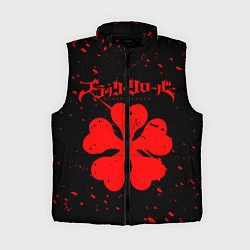 Женский жилет ЧЕРНЫЙ КЛЕВЕР АНИМЕ,, цвет: 3D-черный