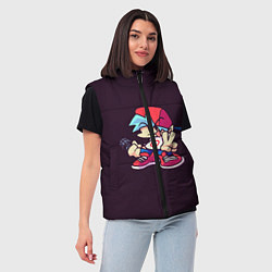 Женский жилет Boyfriend, цвет: 3D-красный — фото 2