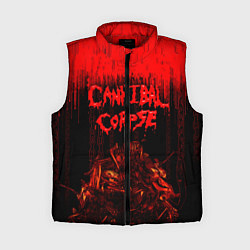 Женский жилет CANNIBAL CORPSE, цвет: 3D-красный