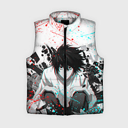 Женский жилет DEATH NOTE ТЕТРАДЬ СМЕРТИ, цвет: 3D-светло-серый