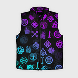 Женский жилет СЛАВЯНСКИЕ РУНЫ ПАТТЕРН Z