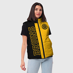 Женский жилет NHL BOSTON BRUINS, цвет: 3D-светло-серый — фото 2