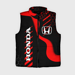Женский жилет HONDA ХОНДА СПОРТ, цвет: 3D-черный