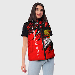 Женский жилет PORSCHE ПОРШЕ ГРАНЖ, цвет: 3D-светло-серый — фото 2