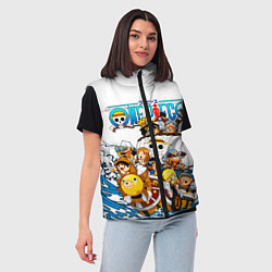 Женский жилет ONE PIECE ВАН ПИС МОРЕ, цвет: 3D-черный — фото 2