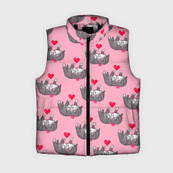 Женский жилет Пиксельные котики