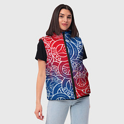 Женский жилет ФК ПСЖ PARIS SAINT GERMAIN, цвет: 3D-черный — фото 2