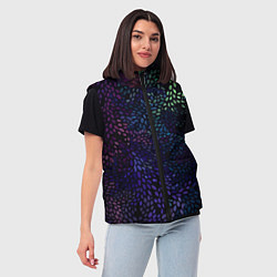 Женский жилет Настроение узоры, цвет: 3D-черный — фото 2