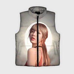 Женский жилет Лиса маслом, цвет: 3D-светло-серый