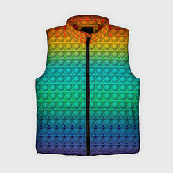 Женский жилет POP IT СИМПЛ ДИМПЛ, цвет: 3D-красный