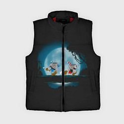 Женский жилет Ночная прогулка, цвет: 3D-красный