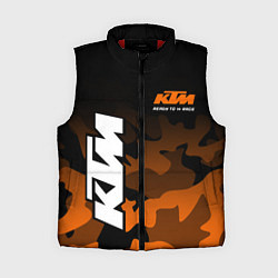 Женский жилет KTM MOTORCYCLES КТМ МОТОЦИКЛ, цвет: 3D-красный